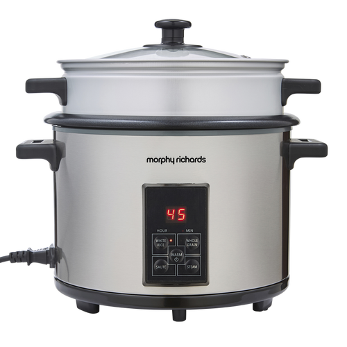 Morphy Richards slow cooker on a white background
