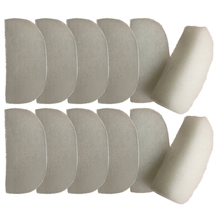 12 x Compatible Fluval 104/105/106/107 and 204/205/206/207 Water Polishing Pads