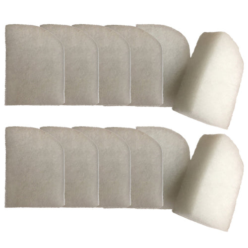 12 x Compatible Fluval 304/305/306/307 and 404/405/406/407 Water Polishing Pads