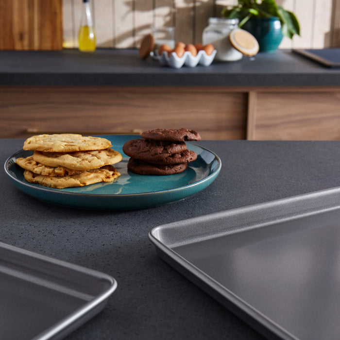 Chocolate chip cookies on a plate
