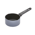 14cm Recycled Aluminium Milk Pan - Grey