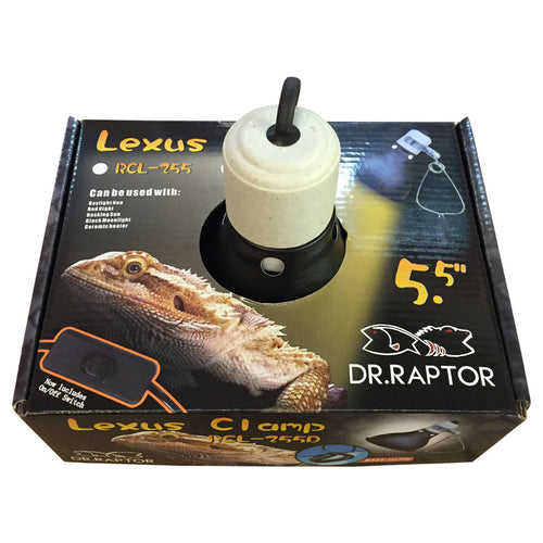 14cm Reptile Vivarium Lighting Dome Heating Bulb Lamp Holder with Switch