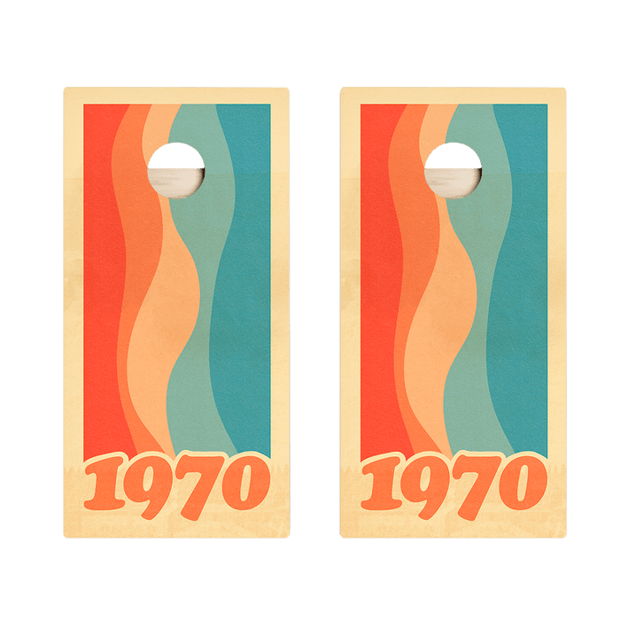 1970 Graphic Star Cornhole Boards - ACA - 000304 | American Cornhole Association
