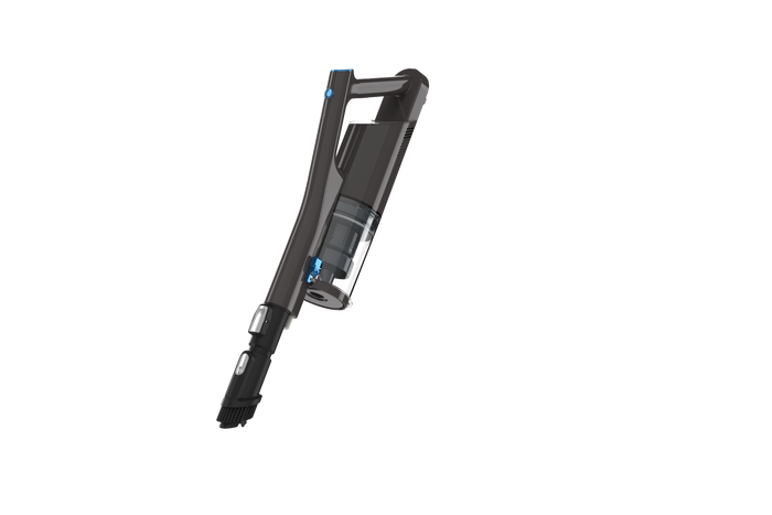 cordless vacuum on white background