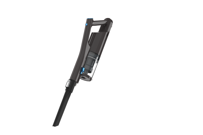 cordless vacuum on white background