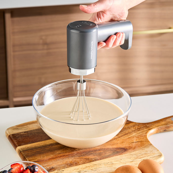 2-in-1 Rechargeable Cordless Hand Mixer & Chopper