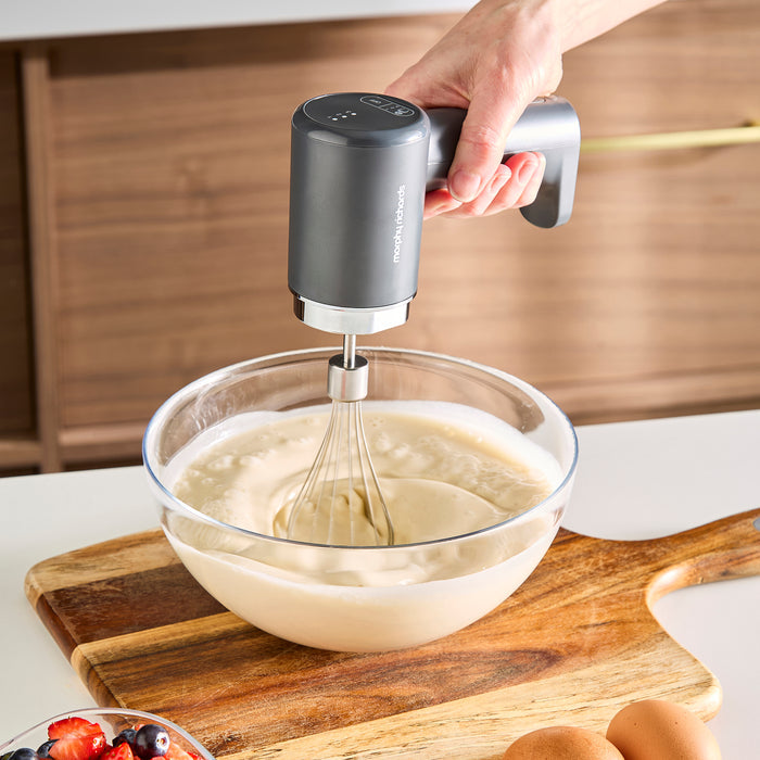 2-in-1 Rechargeable Cordless Hand Mixer & Chopper