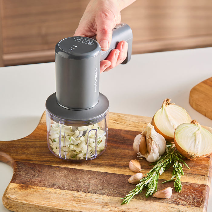 2-in-1 Rechargeable Cordless Hand Mixer & Chopper