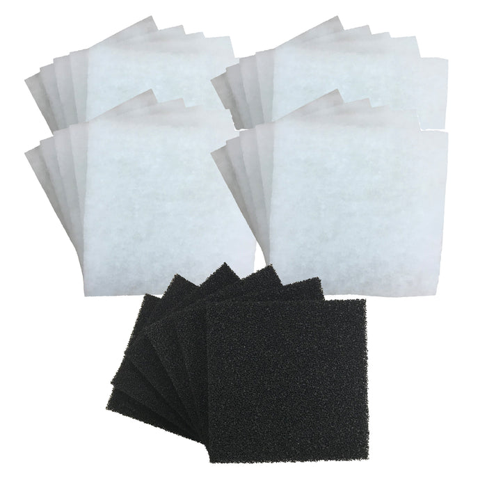 20 x Micro Filtration Poly Pads and 6 x carbon for Rena Filstar xP