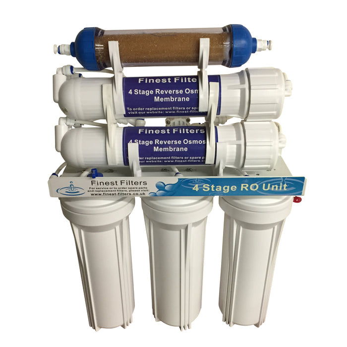 200gpd 4 Stage Reverse Osmosis RO Unit with Optional DI Chamber
