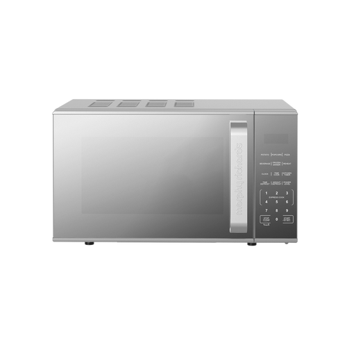 20L 800W Digital Microwave with Mirror Door - Silver