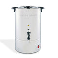 White Morphy Richards tea urn on a white background