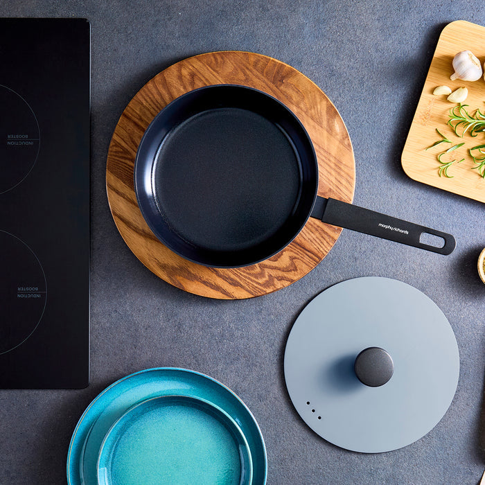 24cm Forged Aluminium Saute Pan - Blue