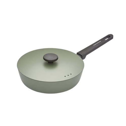 24cm Forged Aluminium Saute Pan - Green