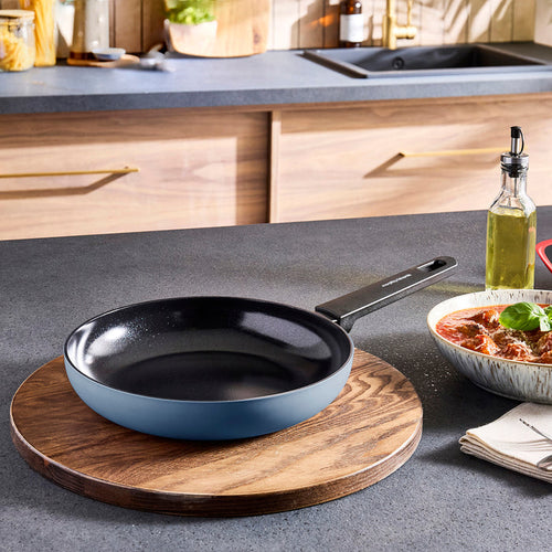 24cm Recycled Aluminium Frying Pan - Blue