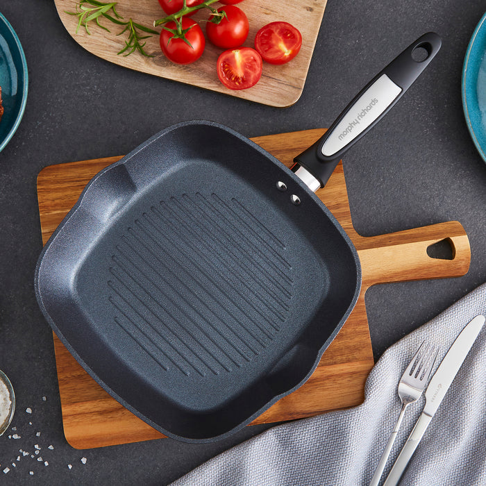 26cm Forged Aluminium Ceramica Square Grill Pan