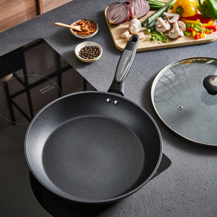 28cm Forged Aluminium Ceramic Lidded Frying Pan