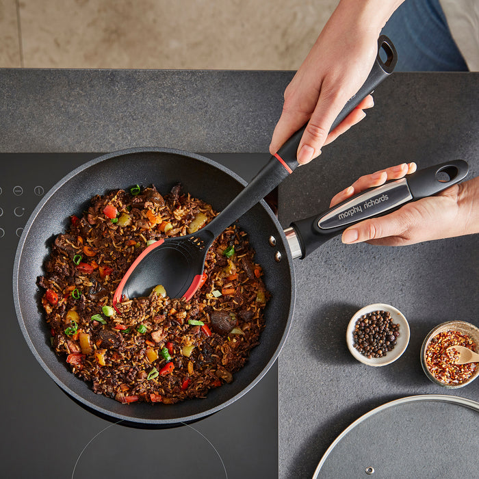 28cm Forged Aluminium Ceramic Lidded Frying Pan
