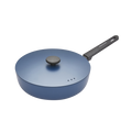 28cm Forged Aluminium Saute Pan - Blue