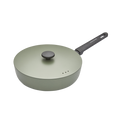 28cm Forged Aluminium Saute Pan - Green