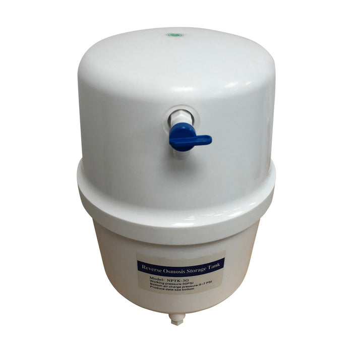 3 Gallon Plastic Reverse Osmosis RO Pressure Storage Tank