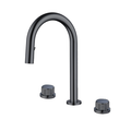 3 Hole Wash Basin Mixer - Grey