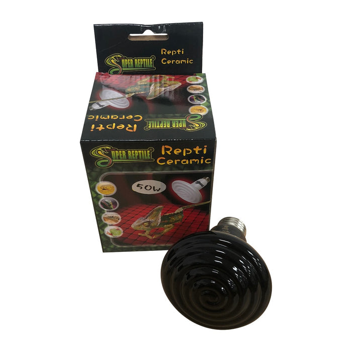 50-250w Reptile Ceramic Heat Emitter Bulb Cone Heater Vivarium Black Or White
