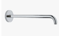 500mm Round Horizontal Shower Arm c/w Flange - Chrome