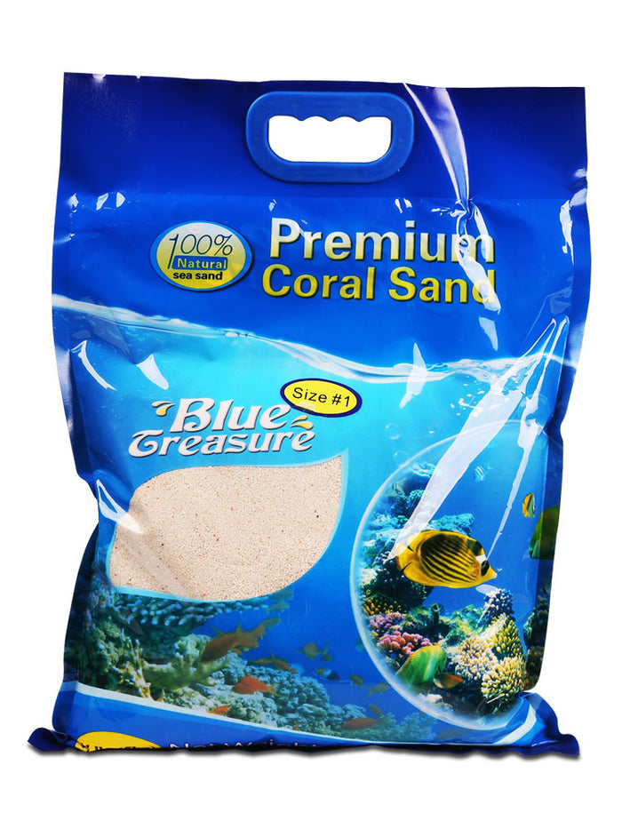 5kg Blue Treasure Coral Sand 0.5-2mm Marine Aquarium Fish Tank Substrate