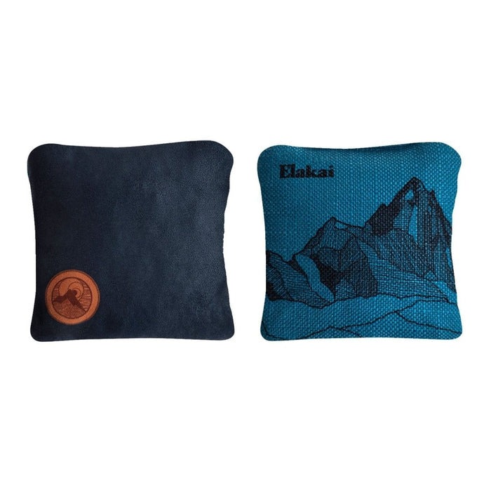 6 - in Dual - Sided Cornhole Bags | Mt. Elakai Design Collection - Lake Blue EGCB66TS-07 | American Cornhole Association