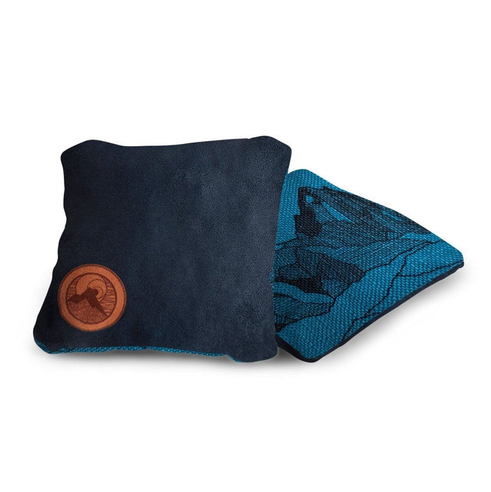 6 - in Dual - Sided Cornhole Bags | Mt. Elakai Design Collection - Lake Blue EGCB66TS-07 | American Cornhole Association