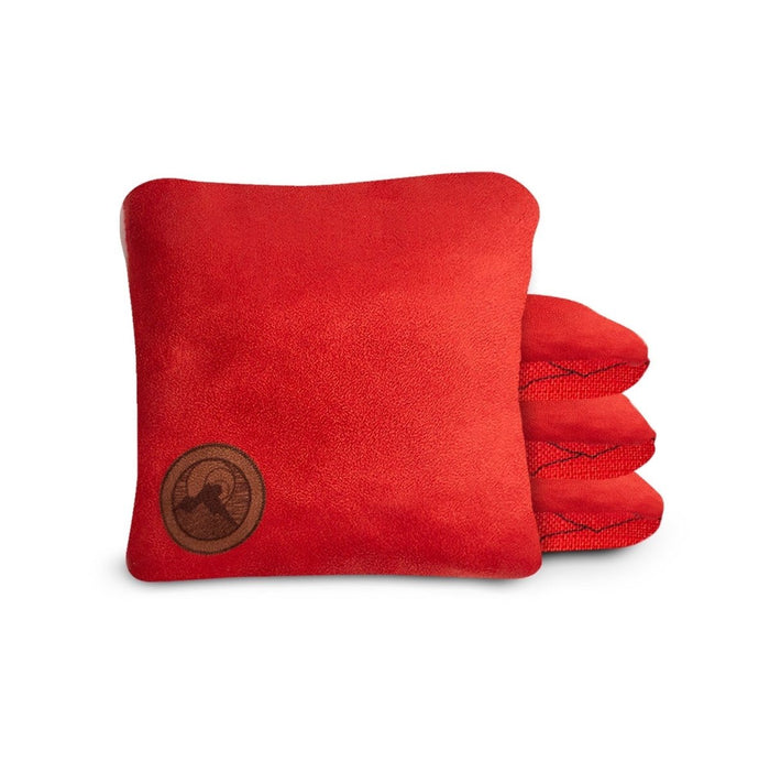 6 - in Dual - Sided Cornhole Bags | Mt. Elakai Design Collection - Red Lava EGCB66TS-03 | American Cornhole Association