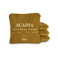 6 - in Dual - Sided Cornhole Bags | National Parks Collection - Acadia Gold EGCB66TS-16 | American Cornhole Association