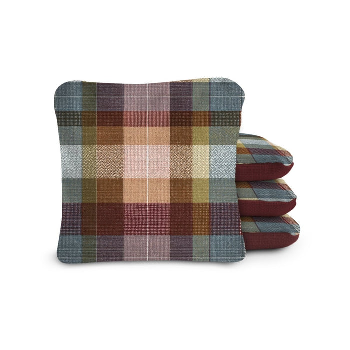 Classic Patchwork Plaid Deep Maroon