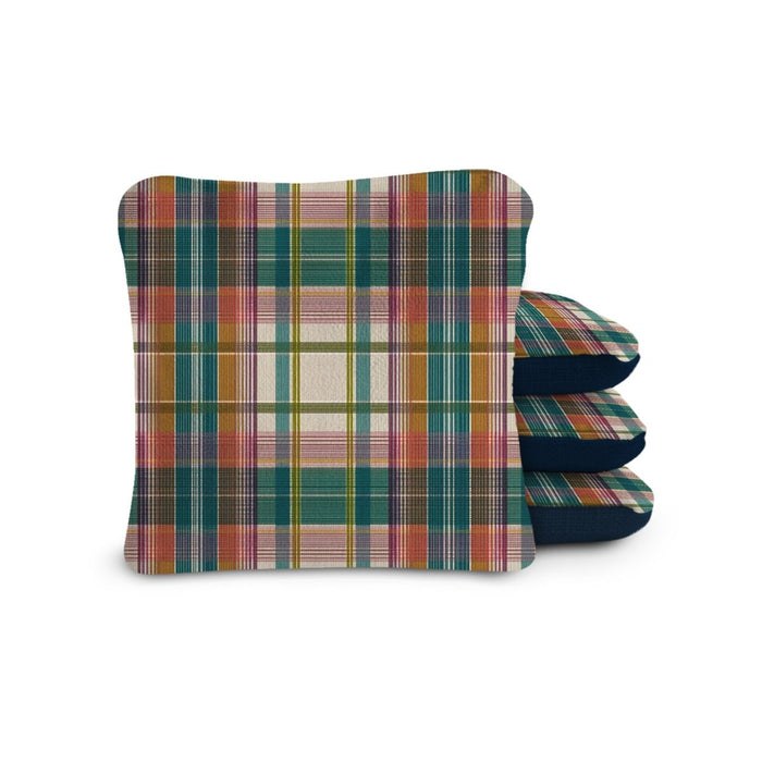 Vintage Madras Plaid Coastal Navy