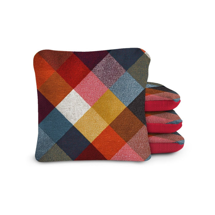 Vintage Buffalo Check Colorful Red
