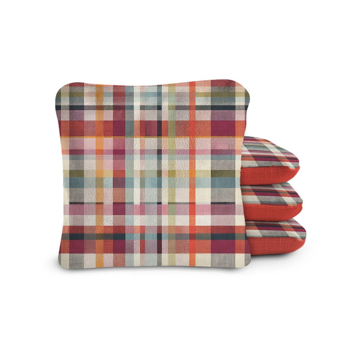 Madras Plaid Sunset Orange