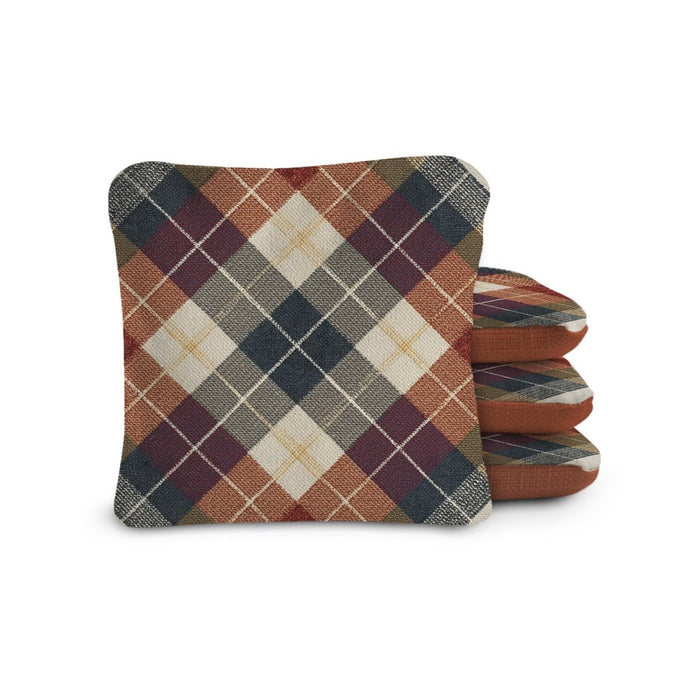 Rustic Argyle Plaid Orange