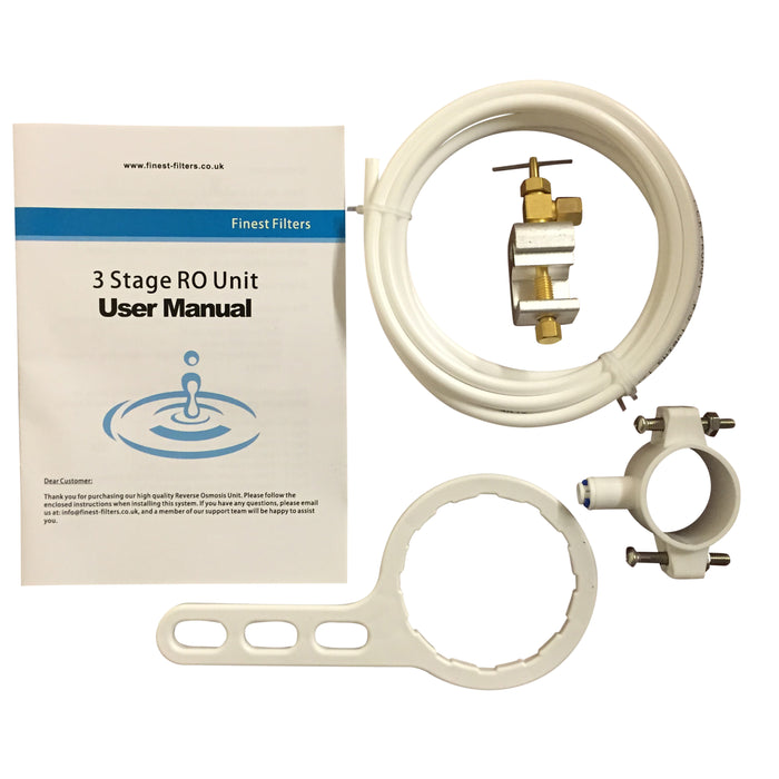 75gpd 3 Stage Compact Reverse Osmosis RO Unit
