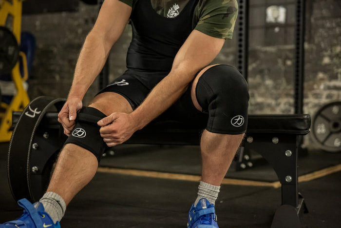 7mm Inferno Neoprene Knee Sleeves, Dark Camo - IPF Approved (Pair) - Strength Shop