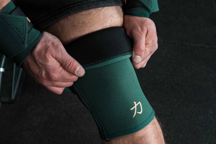 7mm Inferno Neoprene Knee Sleeves, Vintage Green - IPF Approved (Pair) - Strength Shop
