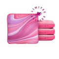 Abstract Swirl Pink Limited Edition Synergy Edge Cornhole Bags | 10.24 Drop - American Cornhole Association