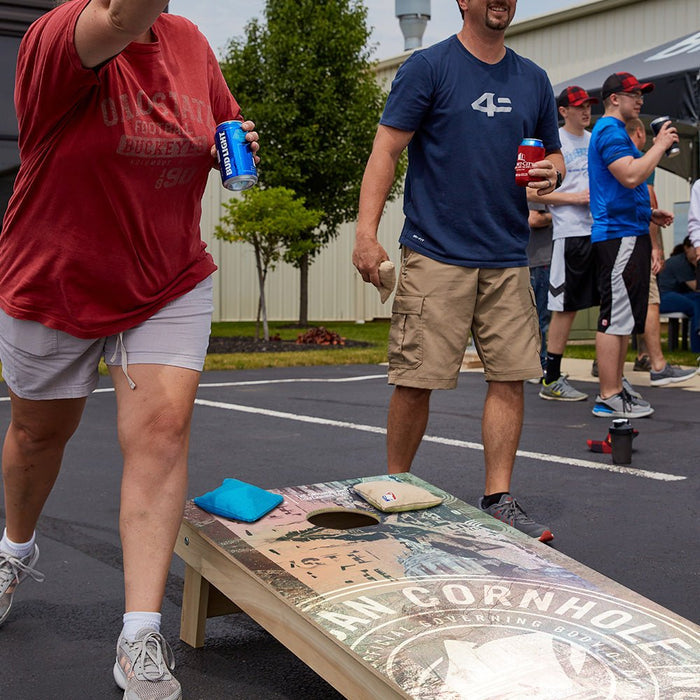 ACA Abstract Limited Edition Star Cornhole Boards | 05.24 Drop - ACA - 000441 | American Cornhole Association