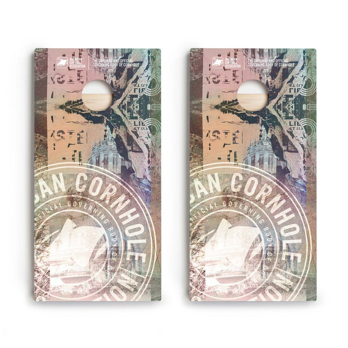 ACA Abstract Limited Edition Star Cornhole Boards | 05.24 Drop - ACA - 000441 | American Cornhole Association