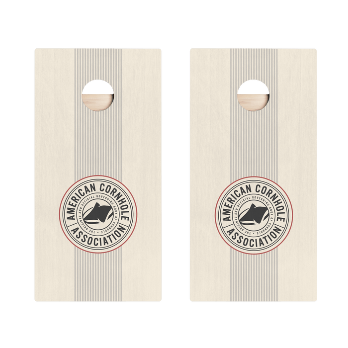 ACA Logo Smooth Racer Star Cornhole Boards, - American Cornhole Association