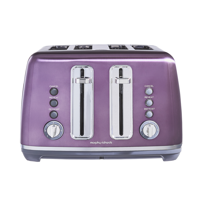 Accents 4-Slice Toaster - Purple