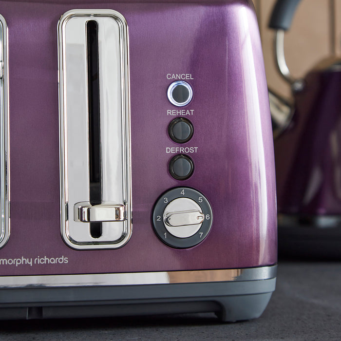 Accents 4-Slice Toaster - Purple