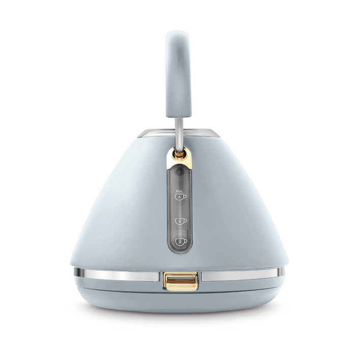 Blue pyramid kettle side profile