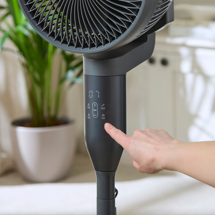 Air Flex 10" 360° Air Circulator Pedestal Fan with Remote Control