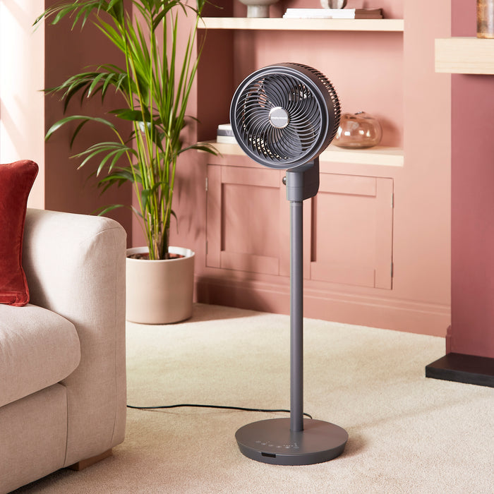 Air Flex 9” 4 Blade Pedestal Fan with Remote Control